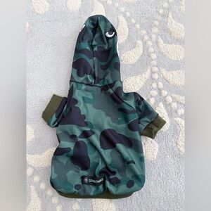 Camo Dog Hoodie by Spark Paws NWT